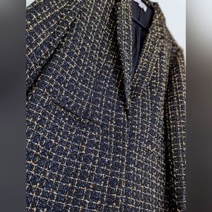 Nanette Lepore black and gold blazer